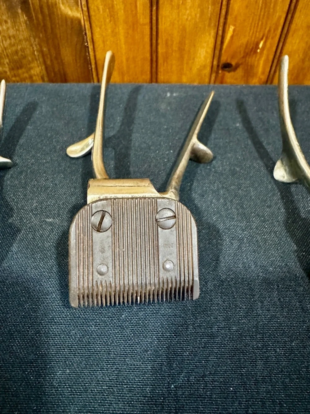 Antique Metal Manual Hair Clippers -Set of 3
